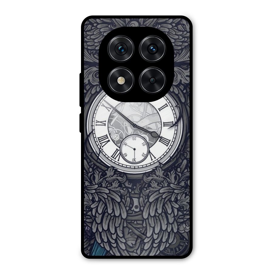 Wall Clock Metal Back Case for Redmi Note 14 Pro 5G