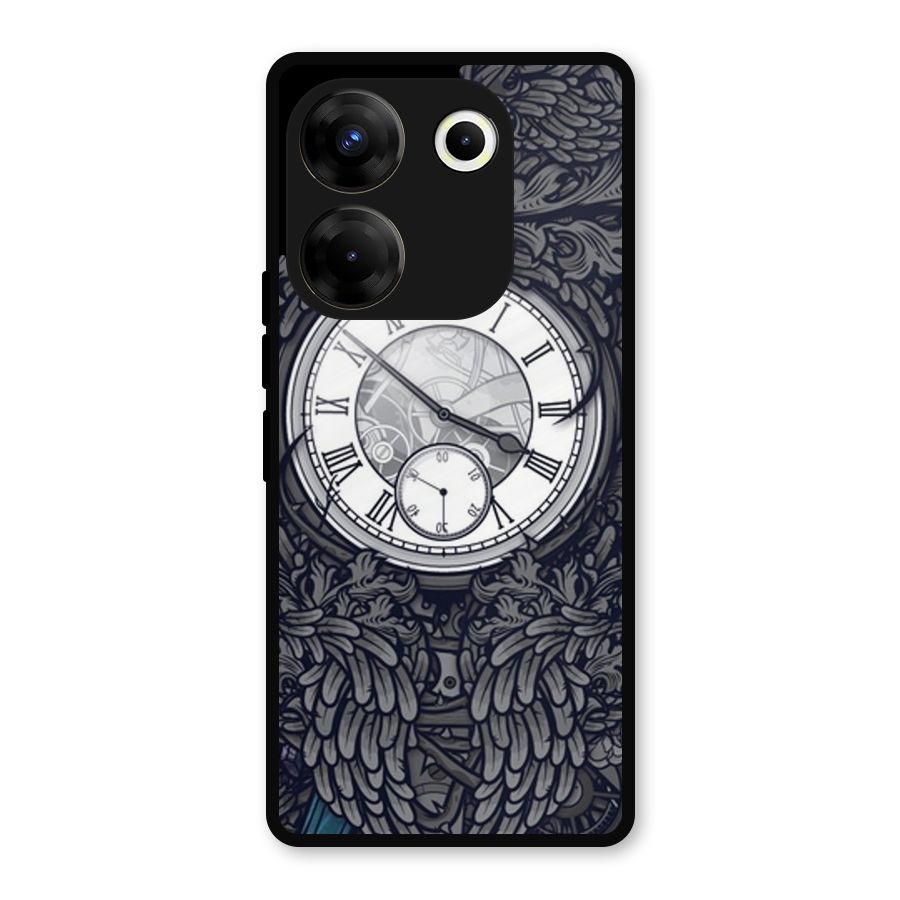 Wall Clock Metal Back Case for Tecno Camon 20