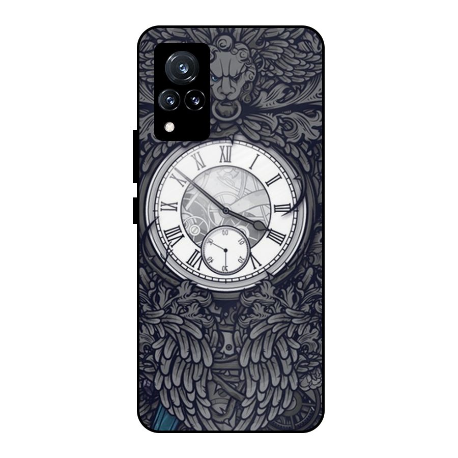 Wall Clock Metal Back Case for Vivo V21 5G