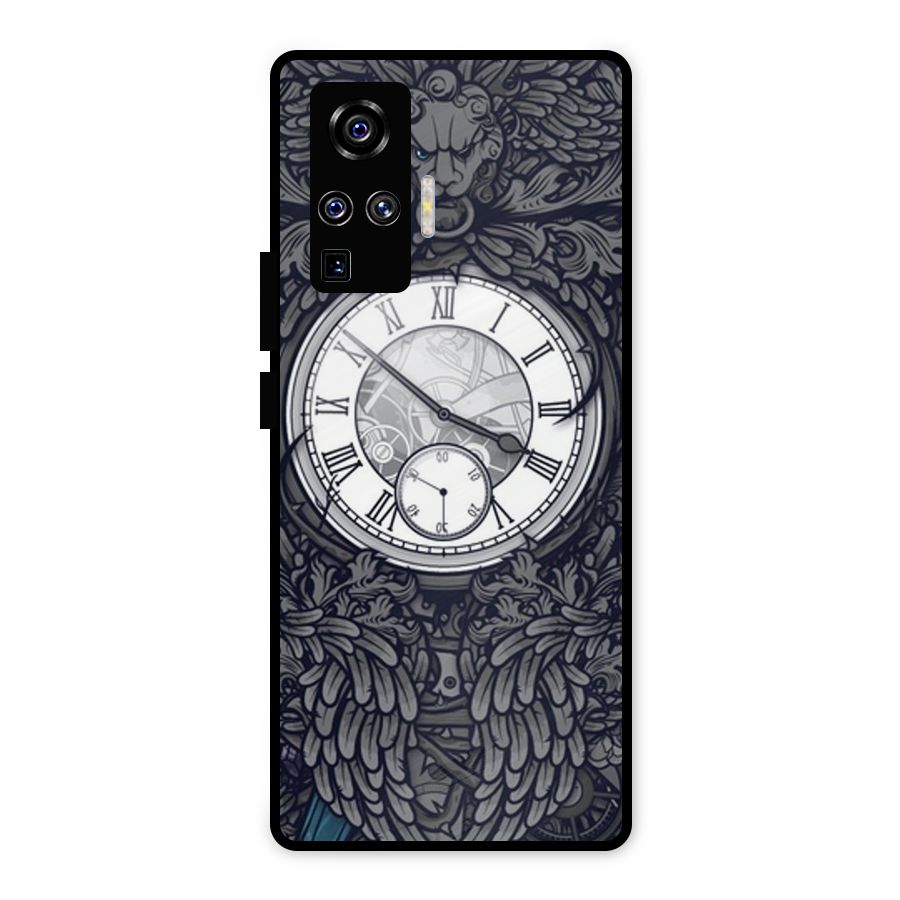 Wall Clock Metal Back Case for Vivo X50 Pro