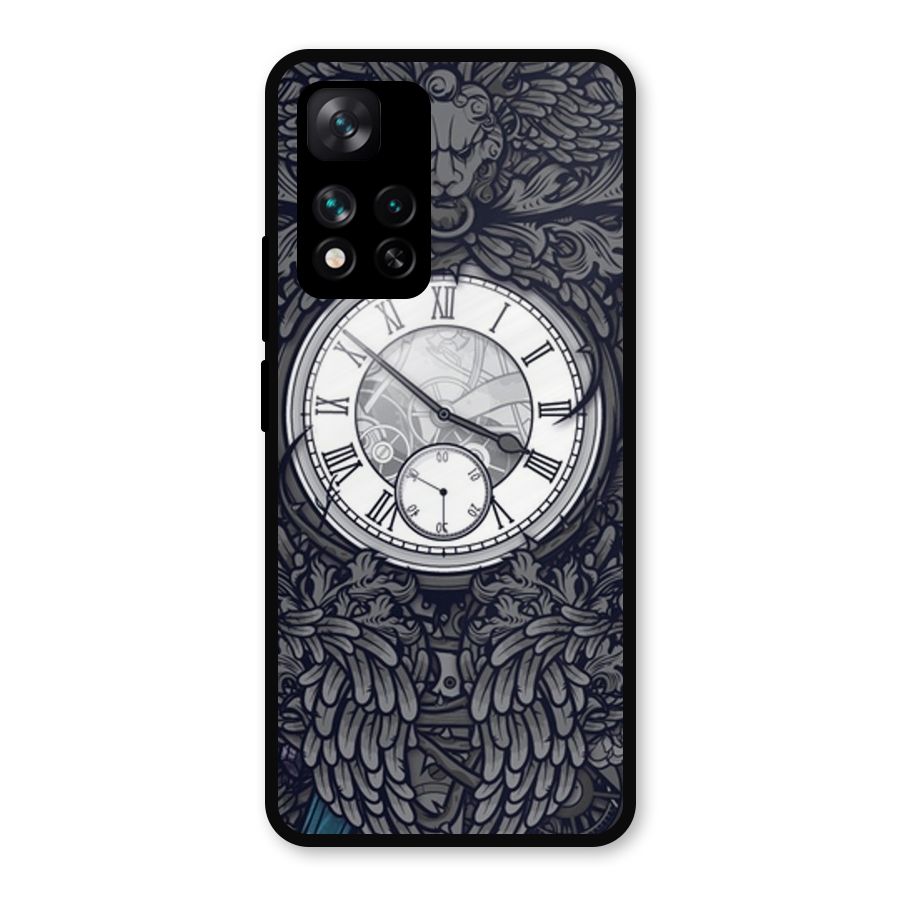 Wall Clock Metal Back Case for Xiaomi 11i Hypercharge 5G