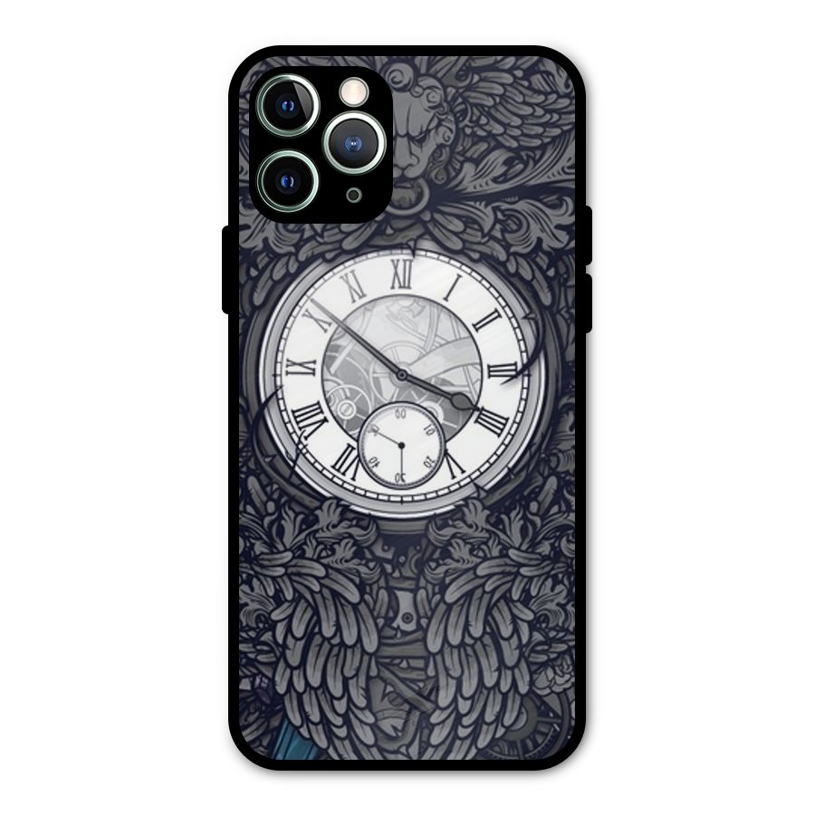 Wall Clock Metal Back Case for iPhone 11 Pro Max