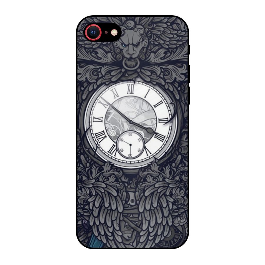 Wall Clock Metal Back Case for iPhone 7