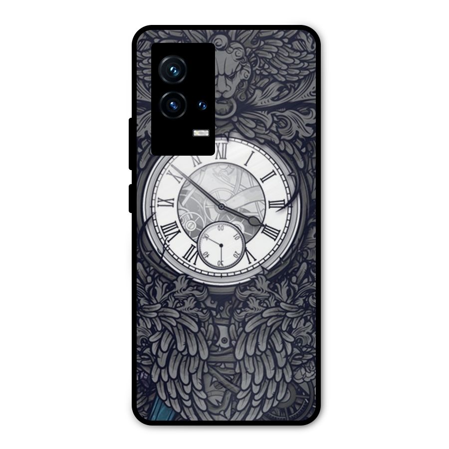 Wall Clock Metal Back Case for iQOO 9 5G