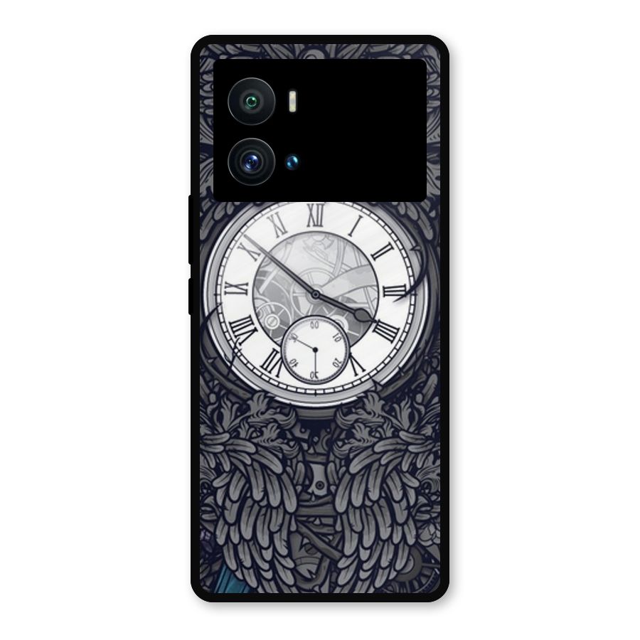 Wall Clock Metal Back Case for iQOO 9 Pro