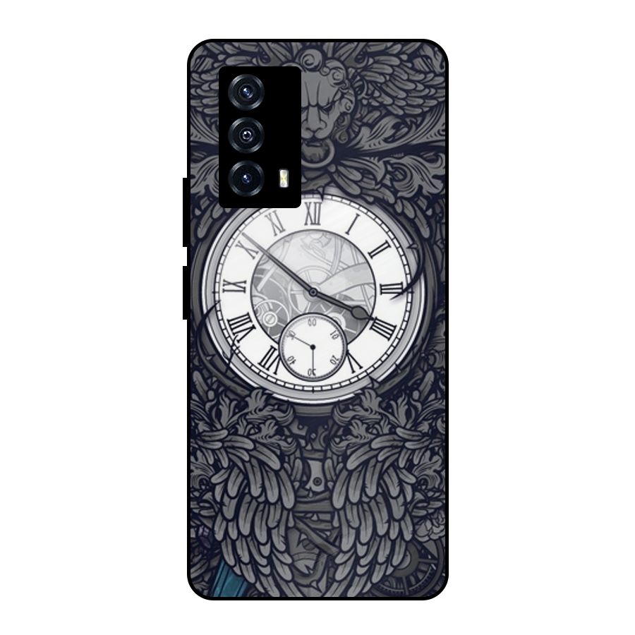 Wall Clock Metal Back Case for iQOO Z5