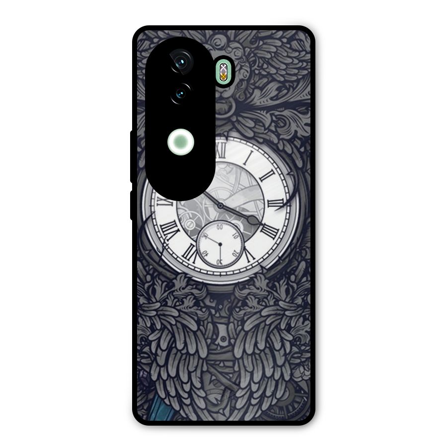 Wall Clock Metal Back Case for iQOO Z9s