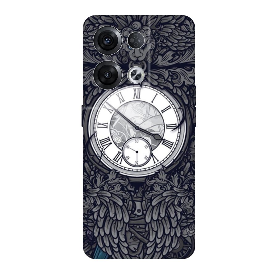 Wall Clock Original Polycarbonate Back Case for Oppo Reno8 Pro 5G