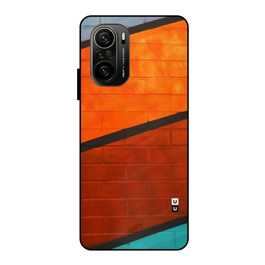 Wall Diagonal Stripes Metal Back Case for Mi 11X Pro