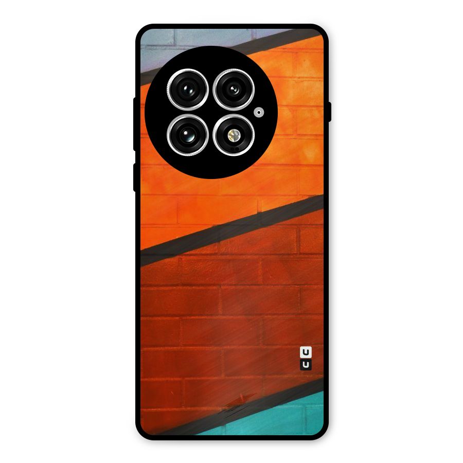 Wall Diagonal Stripes Metal Back Case for OnePlus 13