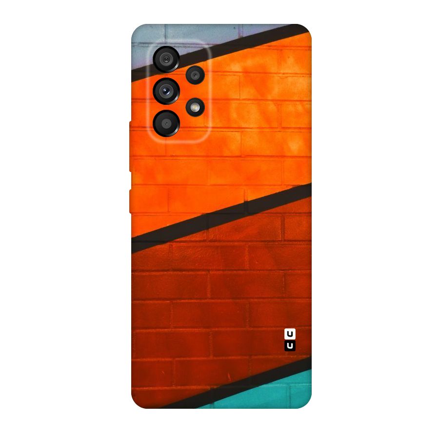 Wall Diagonal Stripes Original Polycarbonate Back Case for Galaxy A53 5G