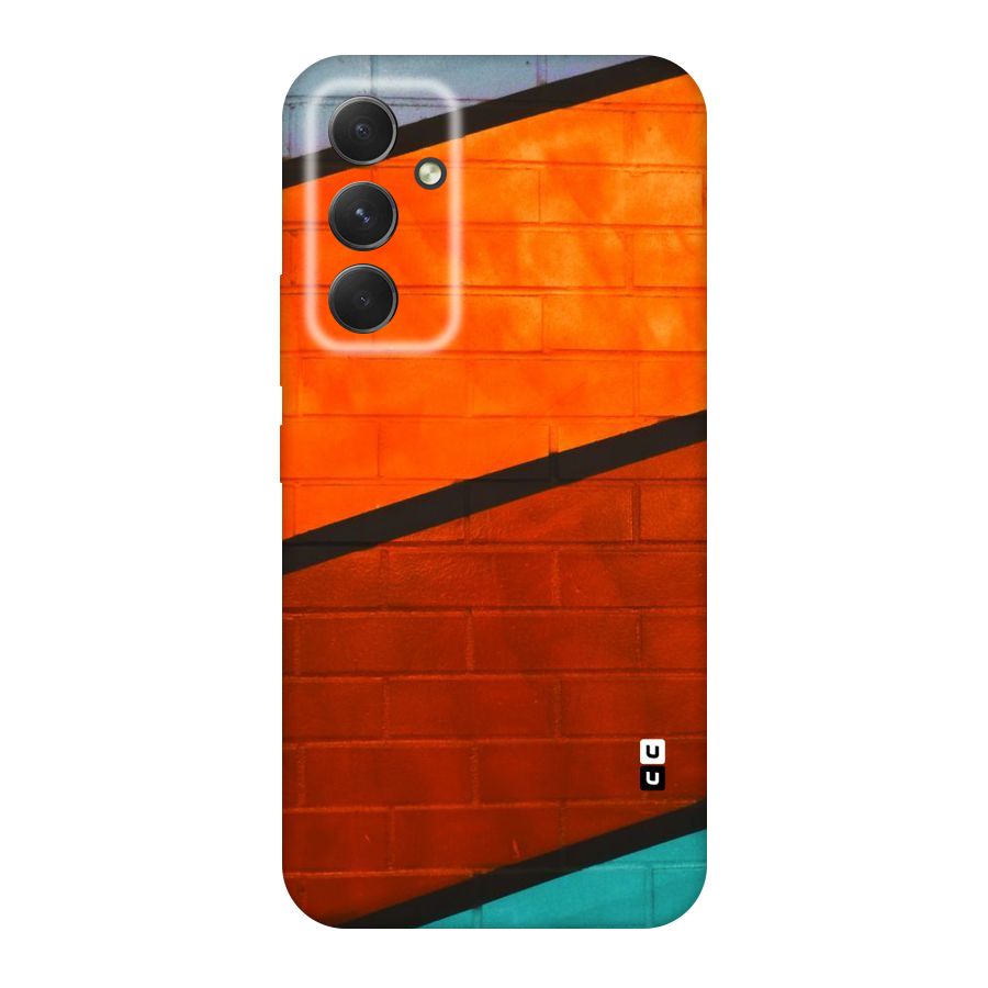Wall Diagonal Stripes Original Polycarbonate Back Case for Galaxy A54