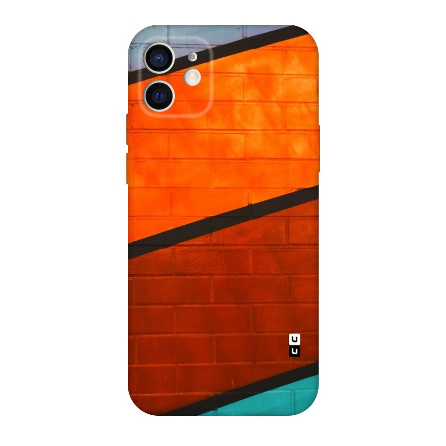 Wall Diagonal Stripes Original Polycarbonate Back Case for iPhone 12