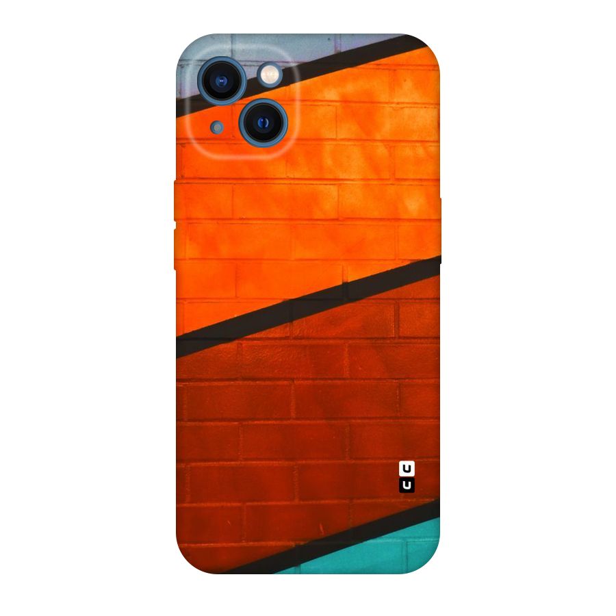 Wall Diagonal Stripes Original Polycarbonate Back Case for iPhone 13