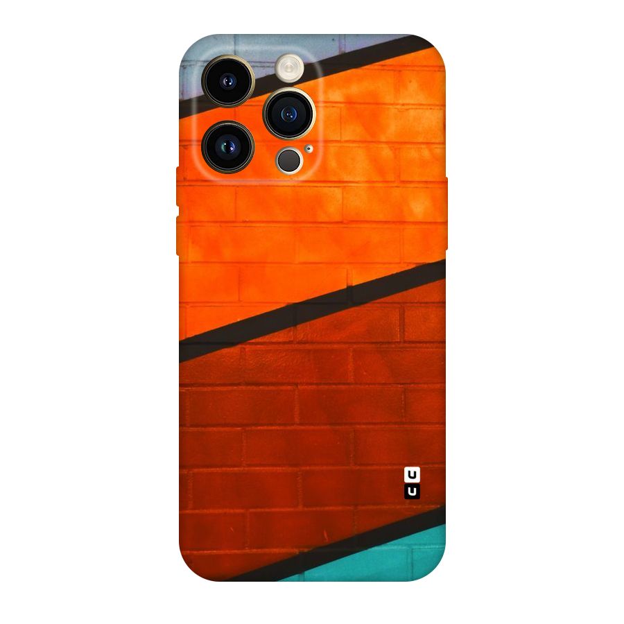 Wall Diagonal Stripes Original Polycarbonate Back Case for iPhone 14 Pro Max