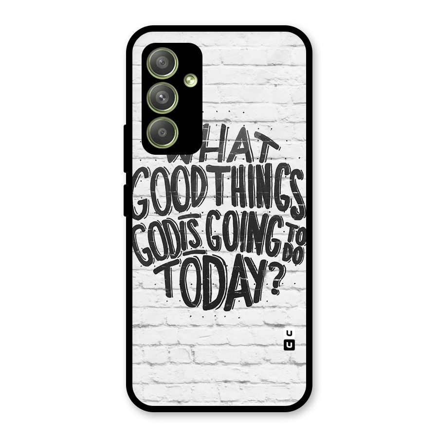 Wall Good Glass Back Case for Galaxy A54