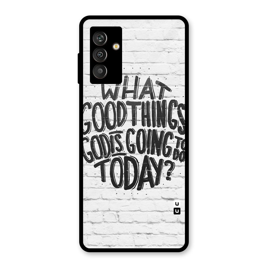 Wall Good Glass Back Case for Galaxy M13