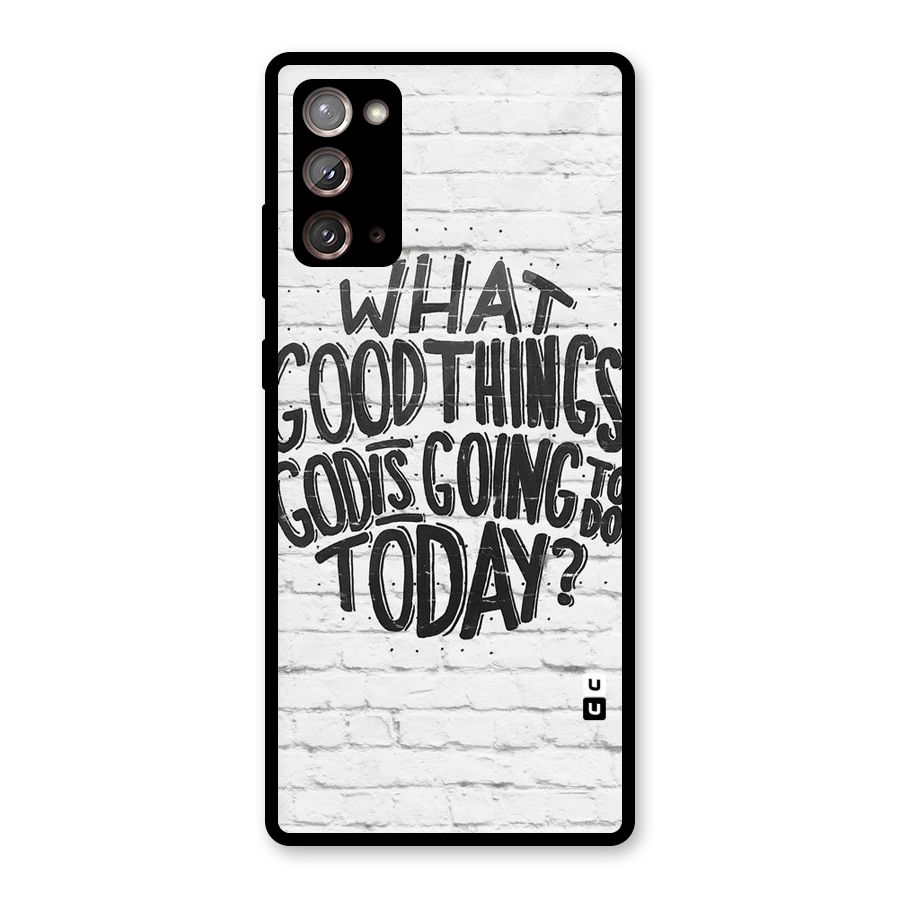 Wall Good Glass Back Case for Galaxy Note 20