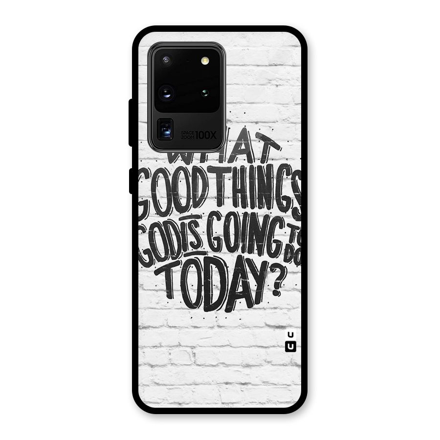 Wall Good Glass Back Case for Galaxy S20 Ultra