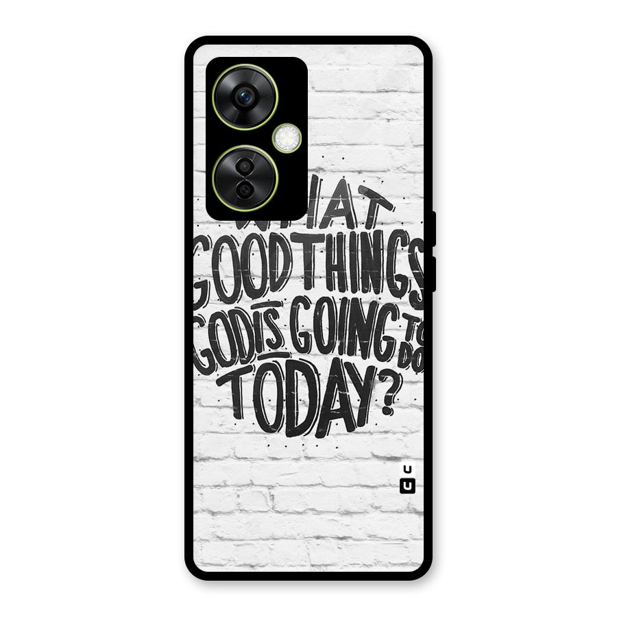 Wall Good Glass Back Case for OnePlus Nord CE 3 Lite