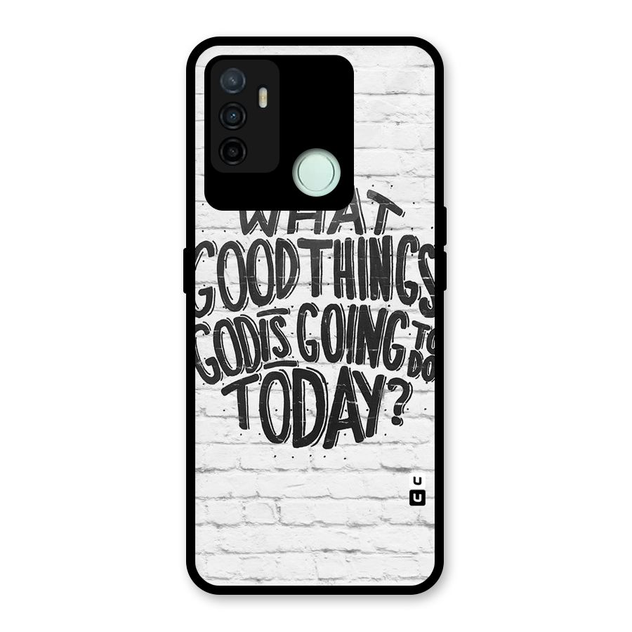 Wall Good Glass Back Case for Oppo A53