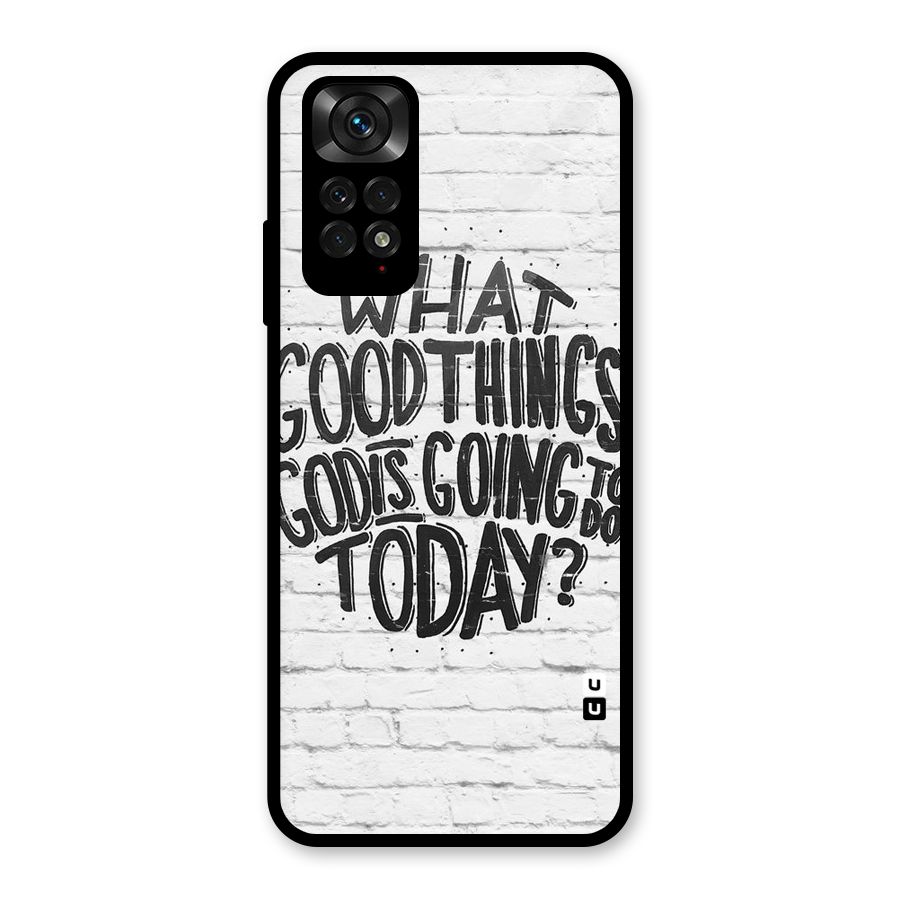 Wall Good Glass Back Case for Redmi Note 11S