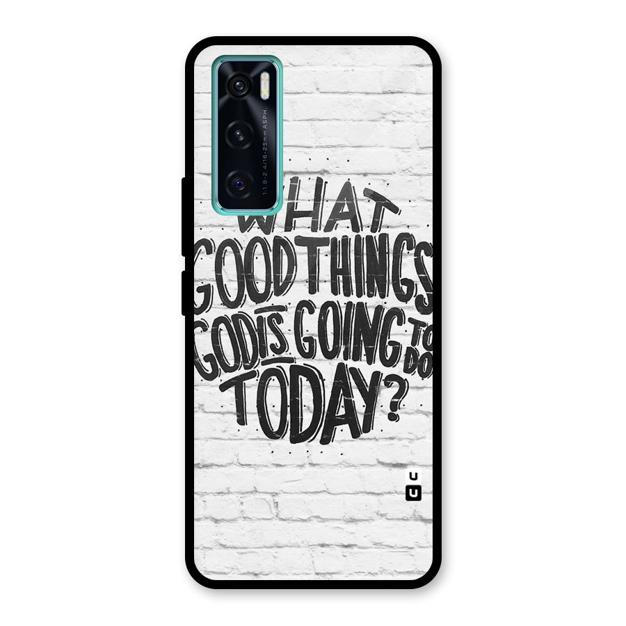 Wall Good Glass Back Case for Vivo V20 SE