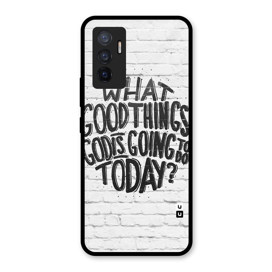 Wall Good Glass Back Case for Vivo V23e