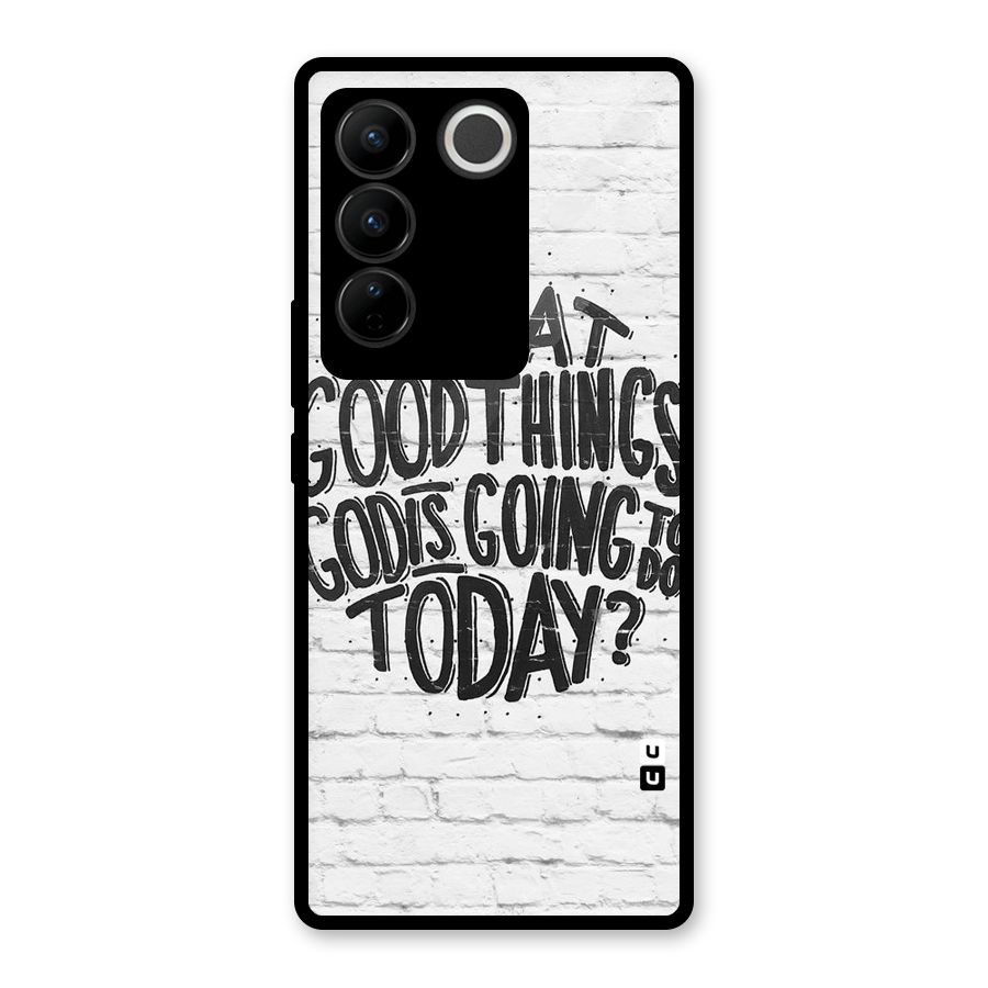 Wall Good Glass Back Case for Vivo V27