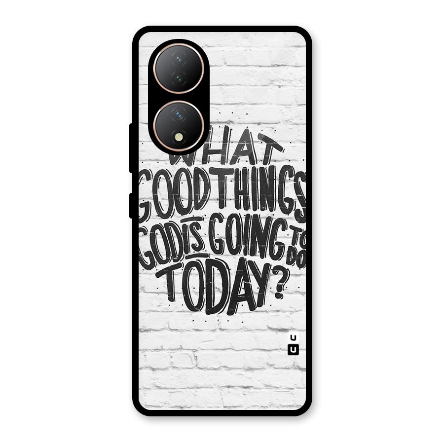 Wall Good Glass Back Case for Vivo Y100