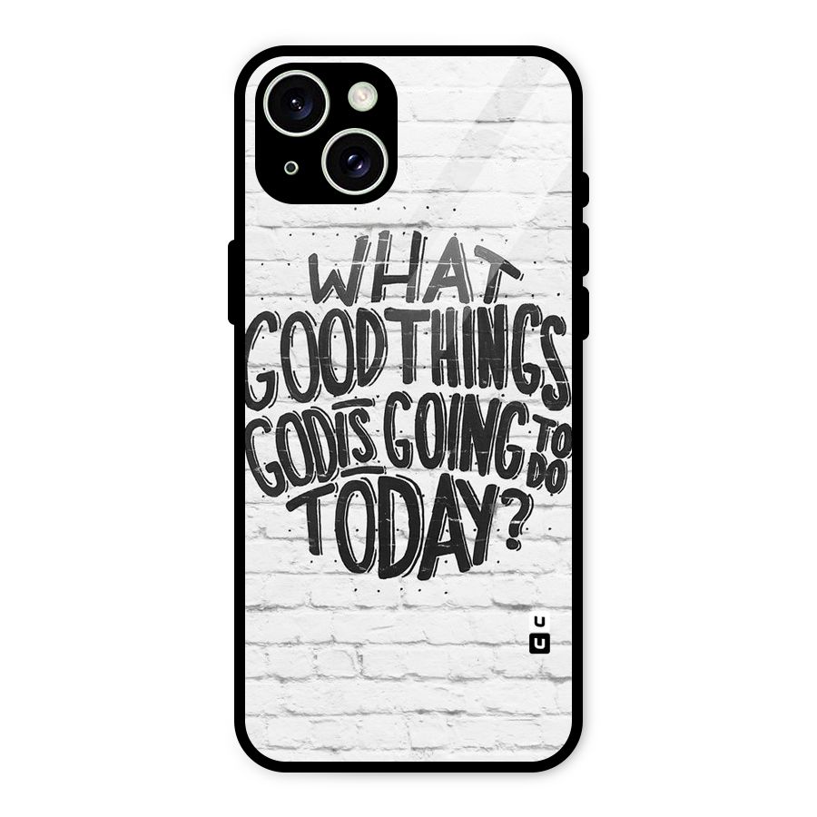 Wall Good Glass Back Case for iPhone 15 Plus