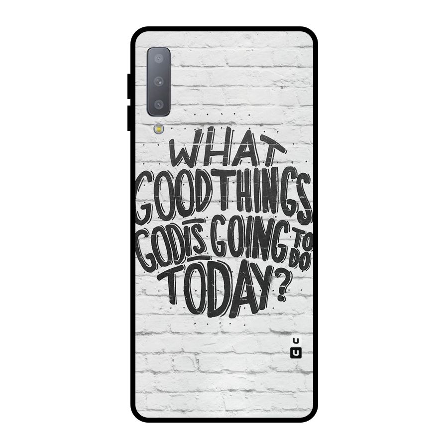 Wall Good Metal Back Case for Galaxy A7 (2018)