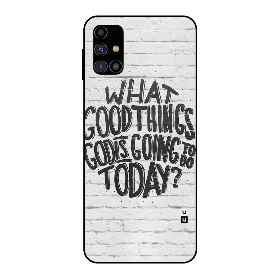 Wall Good Metal Back Case for Galaxy M31s