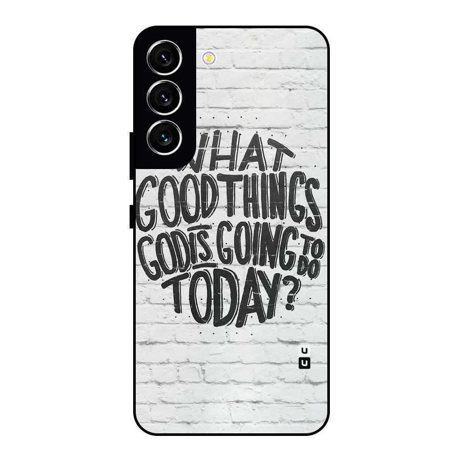 Wall Good Metal Back Case for Galaxy S22 5G