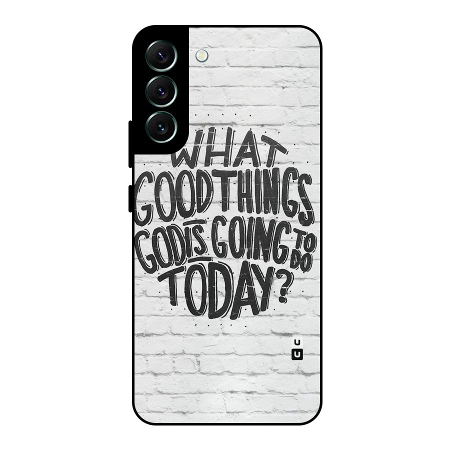 Wall Good Metal Back Case for Galaxy S22 Plus 5G