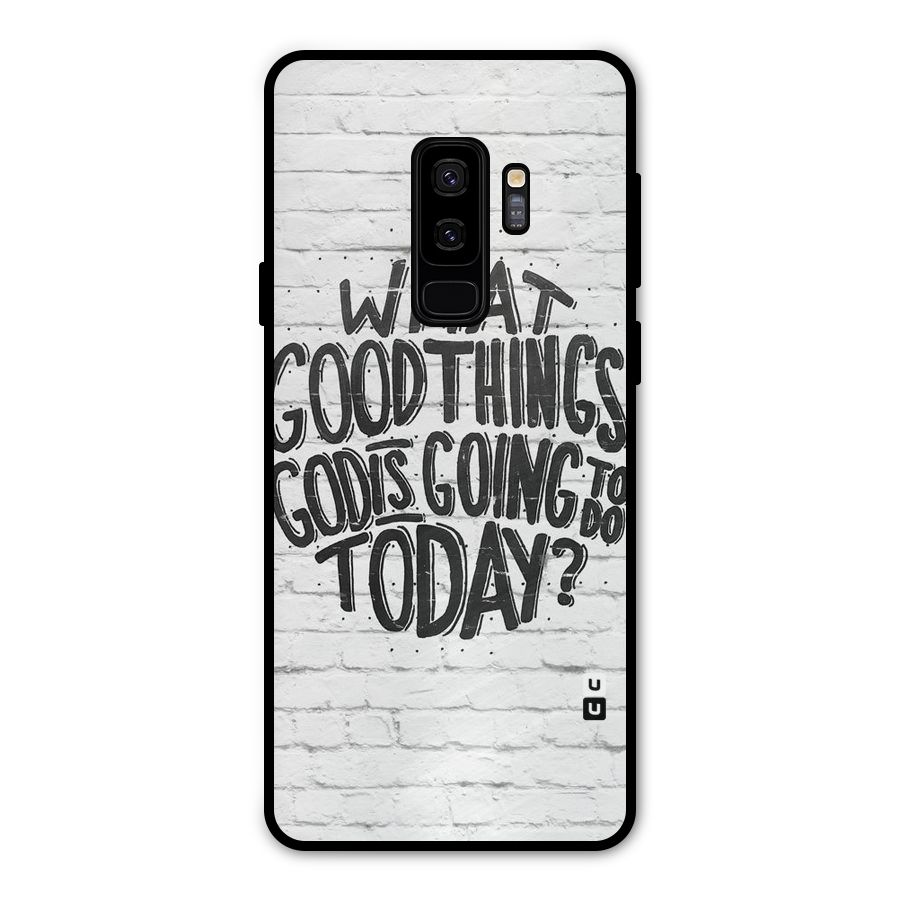 Wall Good Metal Back Case for Galaxy S9 Plus