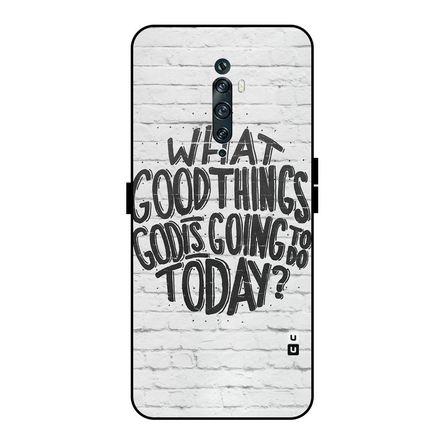 Wall Good Metal Back Case for Oppo Reno2 F
