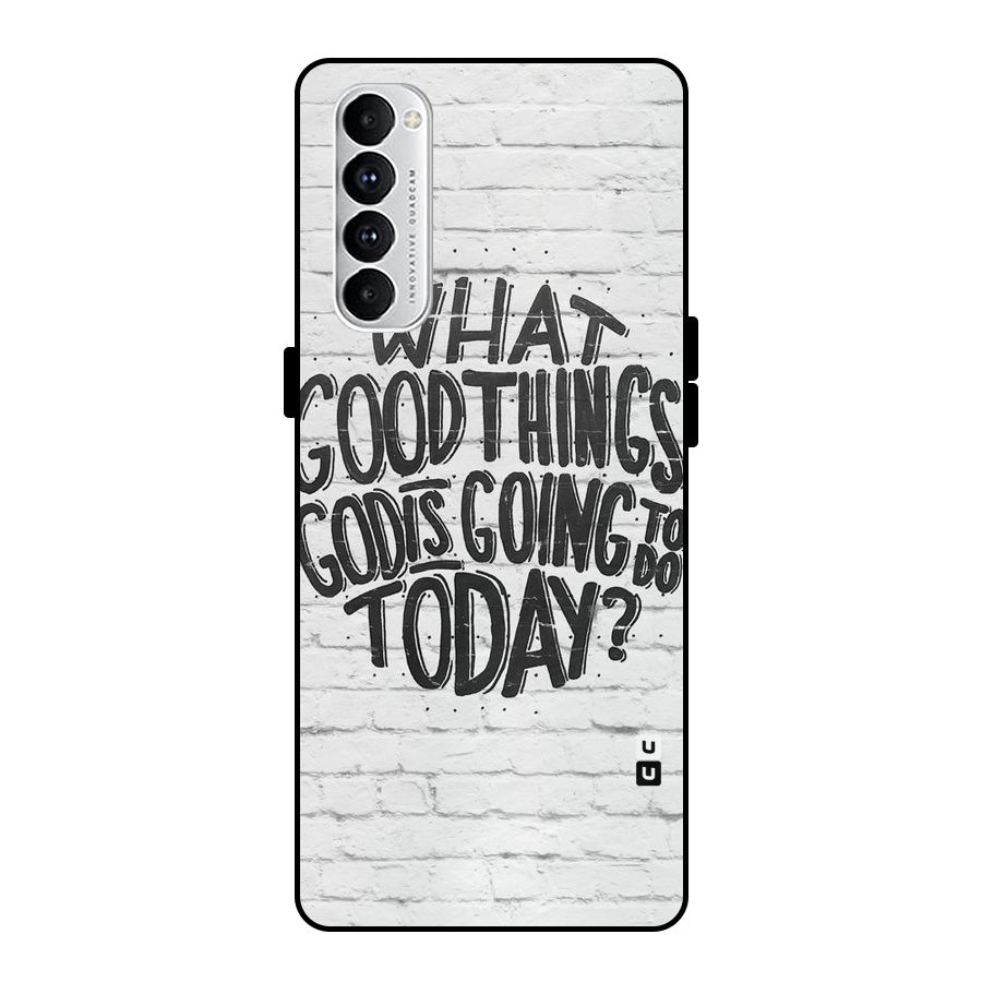 Wall Good Metal Back Case for Oppo Reno4 Pro