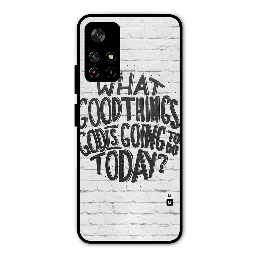 Wall Good Metal Back Case for Poco M4 Pro 5G