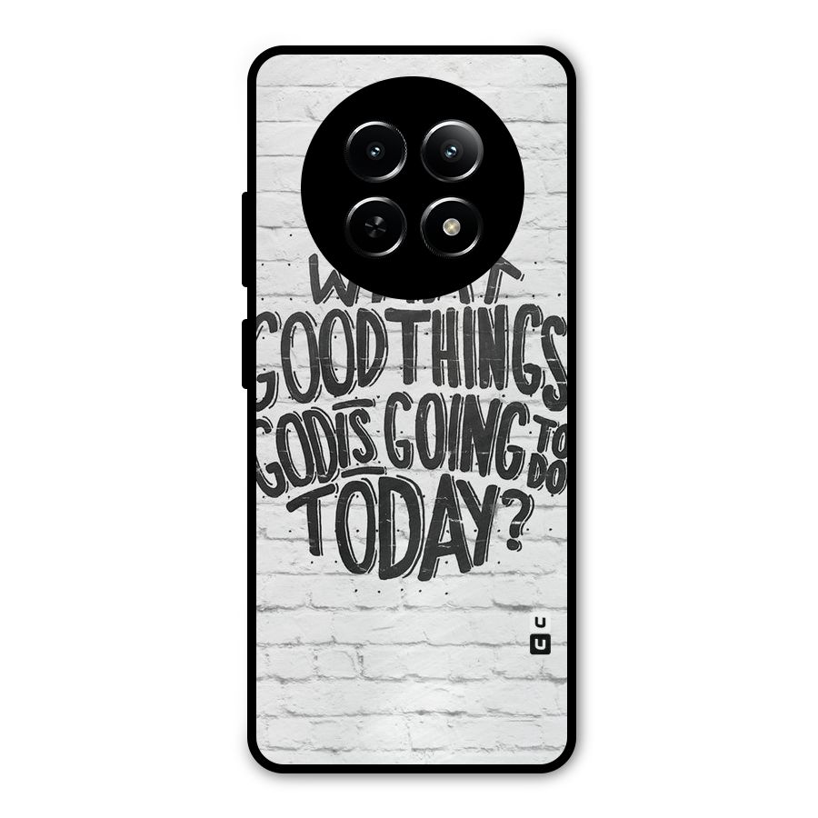 Wall Good Metal Back Case for Realme 12x 5G