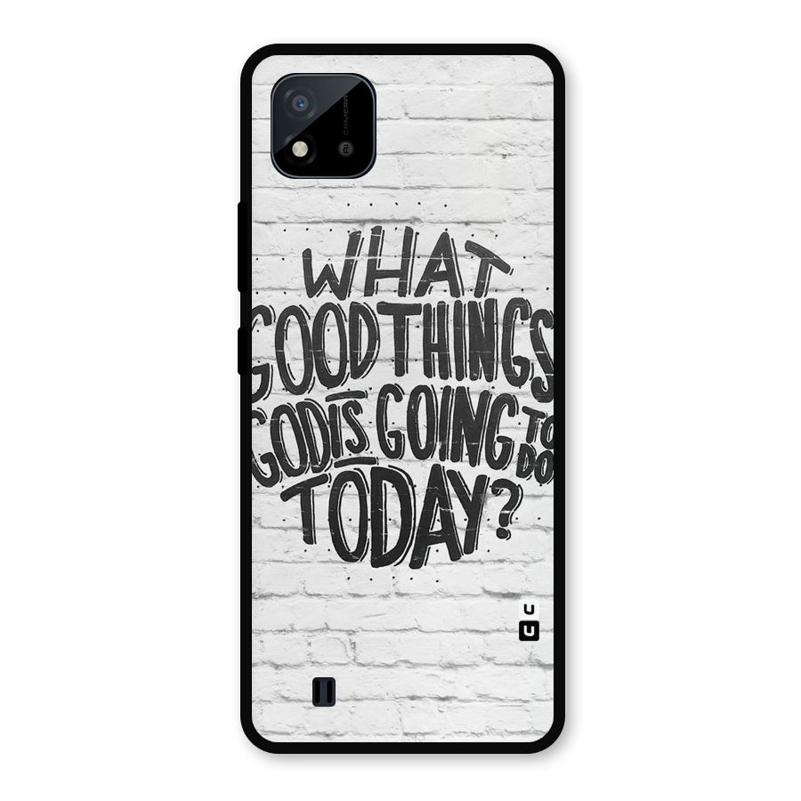 Wall Good Metal Back Case for Realme C11 2021