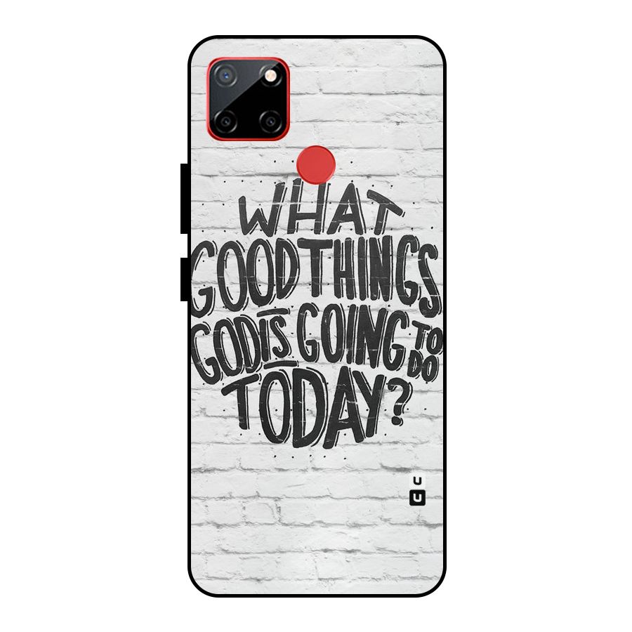 Wall Good Metal Back Case for Realme C12