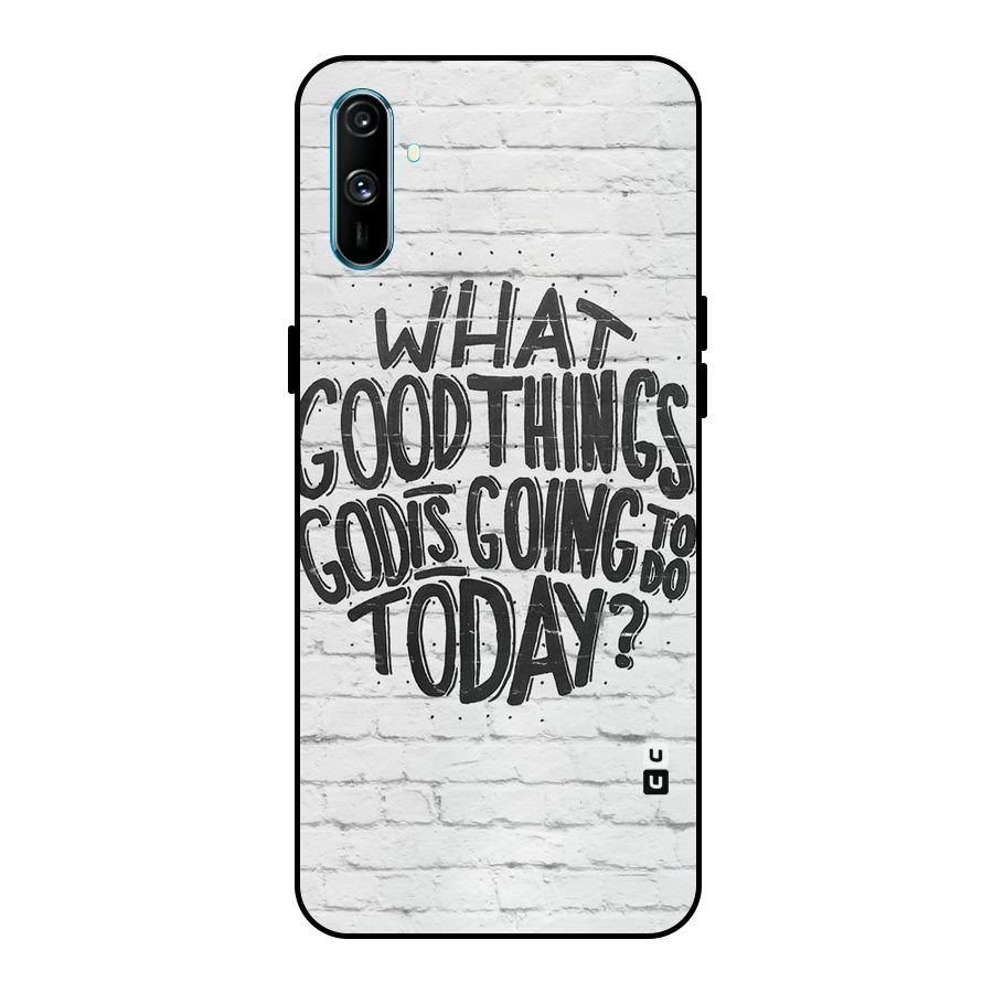Wall Good Metal Back Case for Realme C3