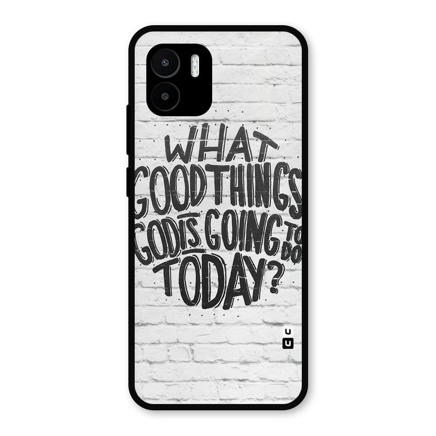 Wall Good Metal Back Case for Redmi A1