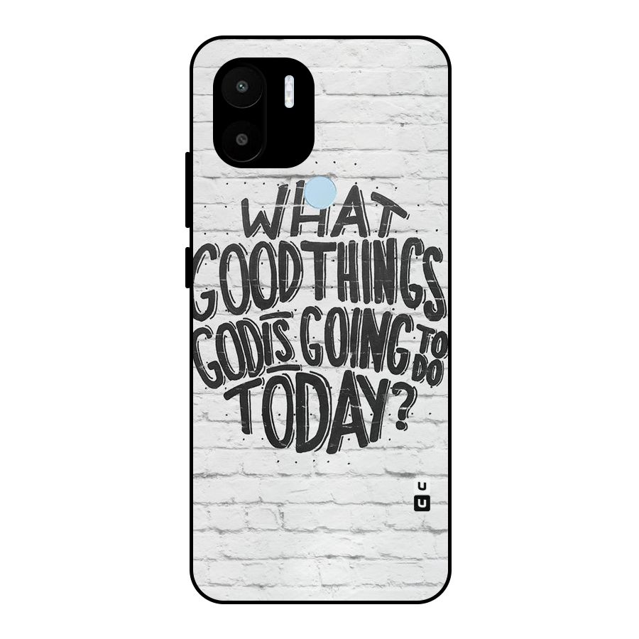 Wall Good Metal Back Case for Redmi A2+