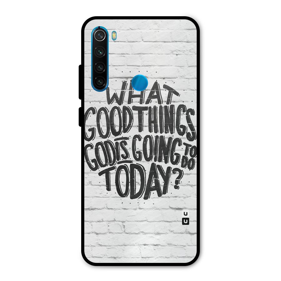 Wall Good Metal Back Case for Redmi Note 8