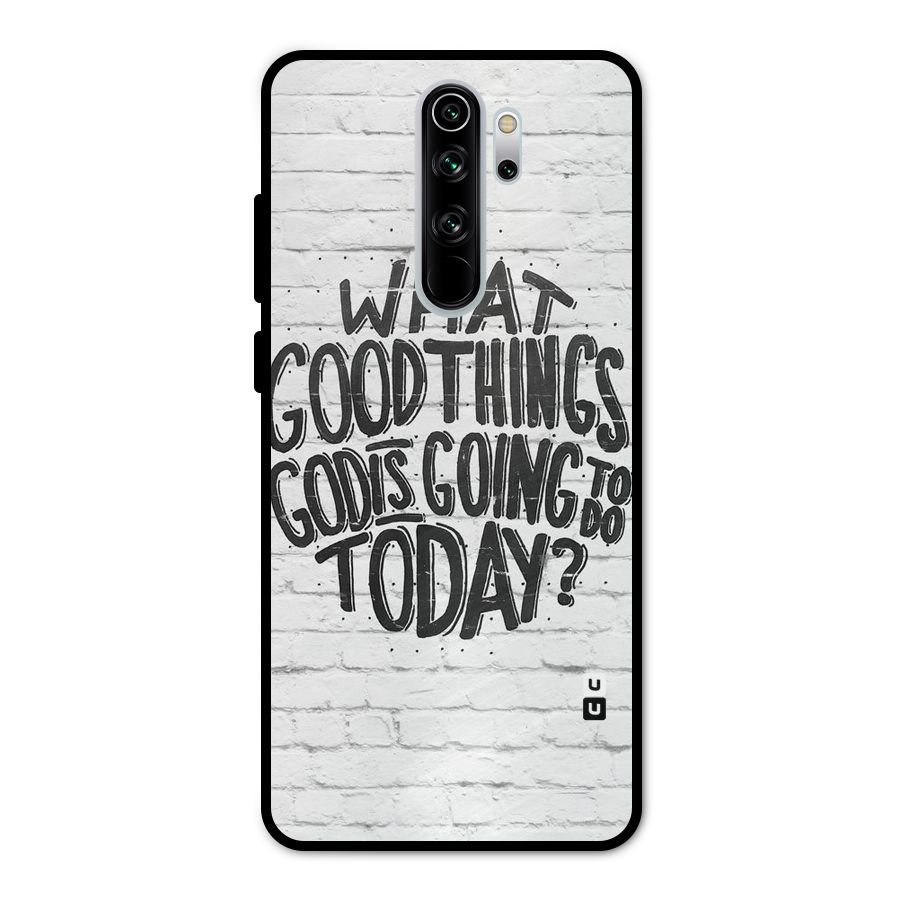 Wall Good Metal Back Case for Redmi Note 8 Pro