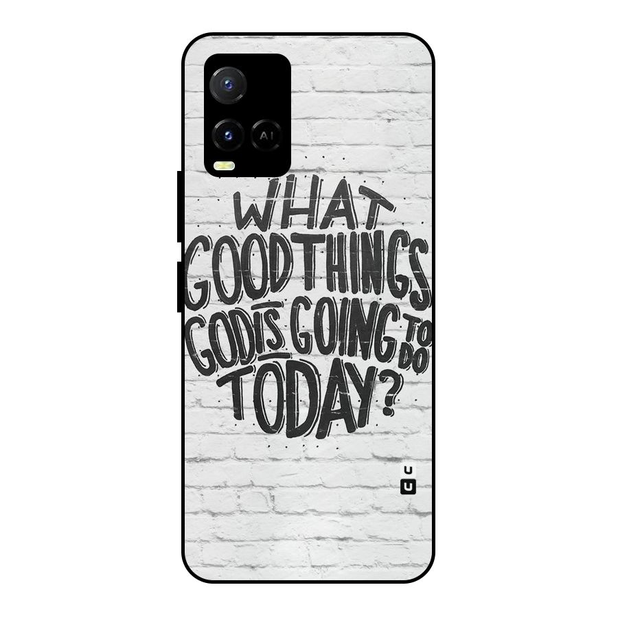 Wall Good Metal Back Case for Vivo Y21T