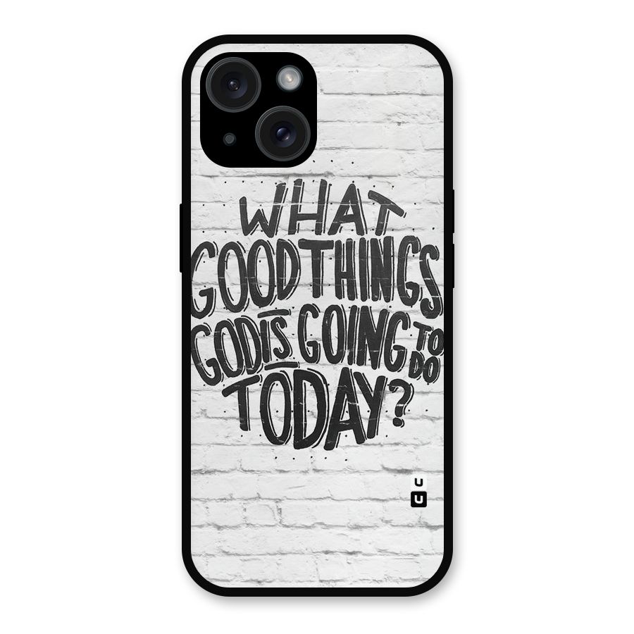 Wall Good Metal Back Case for iPhone 15