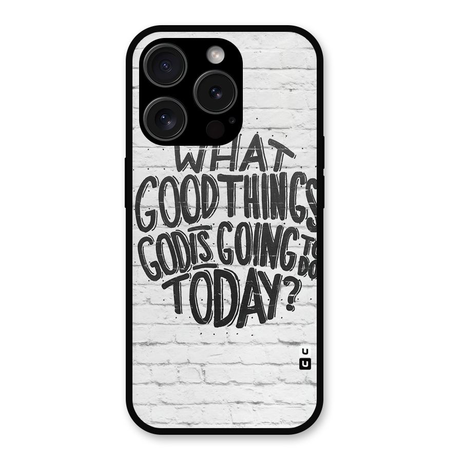 Wall Good Metal Back Case for iPhone 15 Pro